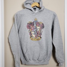 Harry Potter Gryffindor Gray Pullover Hoodie Girls Youth L