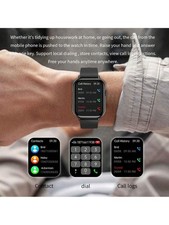 Smart Watch Heart Rate Blood Pressure Fitness Tracker for Men Women