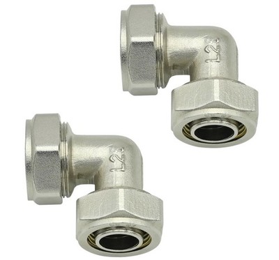 2Pack 3/4   M8067 Equal Elbow Fitting for 3/4-Inch Tubing For Maxline Shop Garag