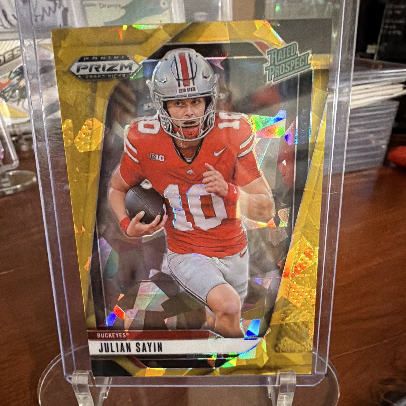 Panini 2025 Prizm Draft Picks Julian Sayin Ohio State #161 Rated Prospect