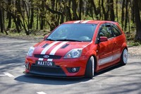 Maxton Design Frontlippe V.2 Passend FüR Ford Fiesta St Mk6 Schwarz Hochglanz