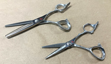 Kamisori Diablo Shear Set 5" and 30 Tooth Thinner - Refurbished