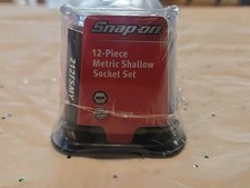 SNAP ON 3/8 Drive 12pc METRIC SHALLOW SOCKET SET 212FSMY