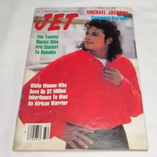 Jet Magazine August 8, 1988 Michael Jackson Conquers Europe No Label