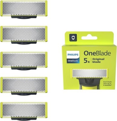 Philips OneBlade Original Klingen - 5x Original-Ersatzklingen