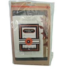 RECOLLECTIONS Party Invitation Kit for 8 Halloween Orange Flower Party