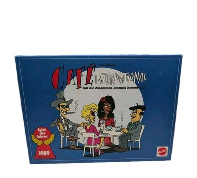 Café International Brettspiel Mattel - Spiel Des Jahres 1989 Neu und in Folie 