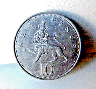 1969 Great Britain 10 New Pence Coin | eBay