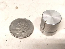 Nice Aluminum Al Clad Knob / Old Vintage Ham Radio Tube Stereo Hifi Audio Amp