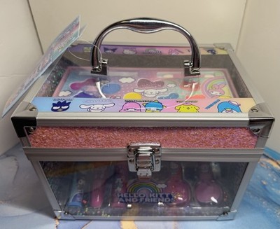 Hello Kitty and Friends Train Case Beauty Set Kids Makeup Kit for Girls