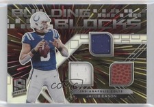 2020 Panini Spectra Building Blocks Relics Hyper Prizm 7/60 Jacob Eason 04tw