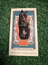 2013 Panini Golden Age Mini American Caramel Blue Back #31 War Admiral Horse