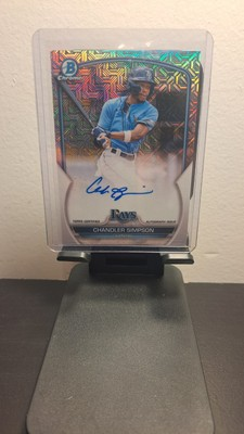 #ad #ad 2023 Bowman Chrome Prospect Mega Box Autographs Chandler Simpson #BMA CS AU $40.00