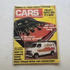 Cars The Hi-performance & Custom Monthly Magazine March 1975 Vintage Magazine