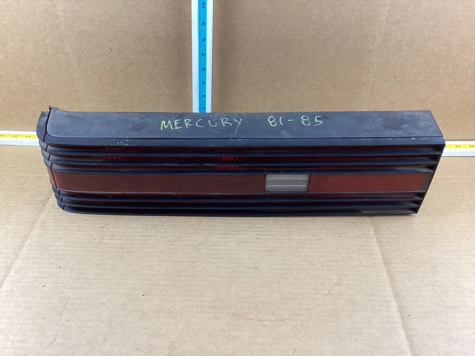 1981-1985 Mercury Lynx Rear Left Driver Side Tail Light Assembly - Image 3 of 4
