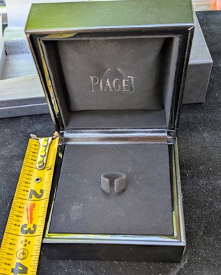 NEW Piaget Black Ring *empty* Box (#559) Inner ~3'' x 3''~  & Outer