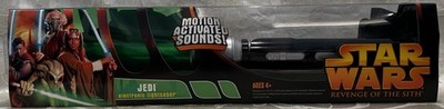 Star Wars Revenge of the Sith Jedi Electronic Lightsaber Light Sound New Sealed