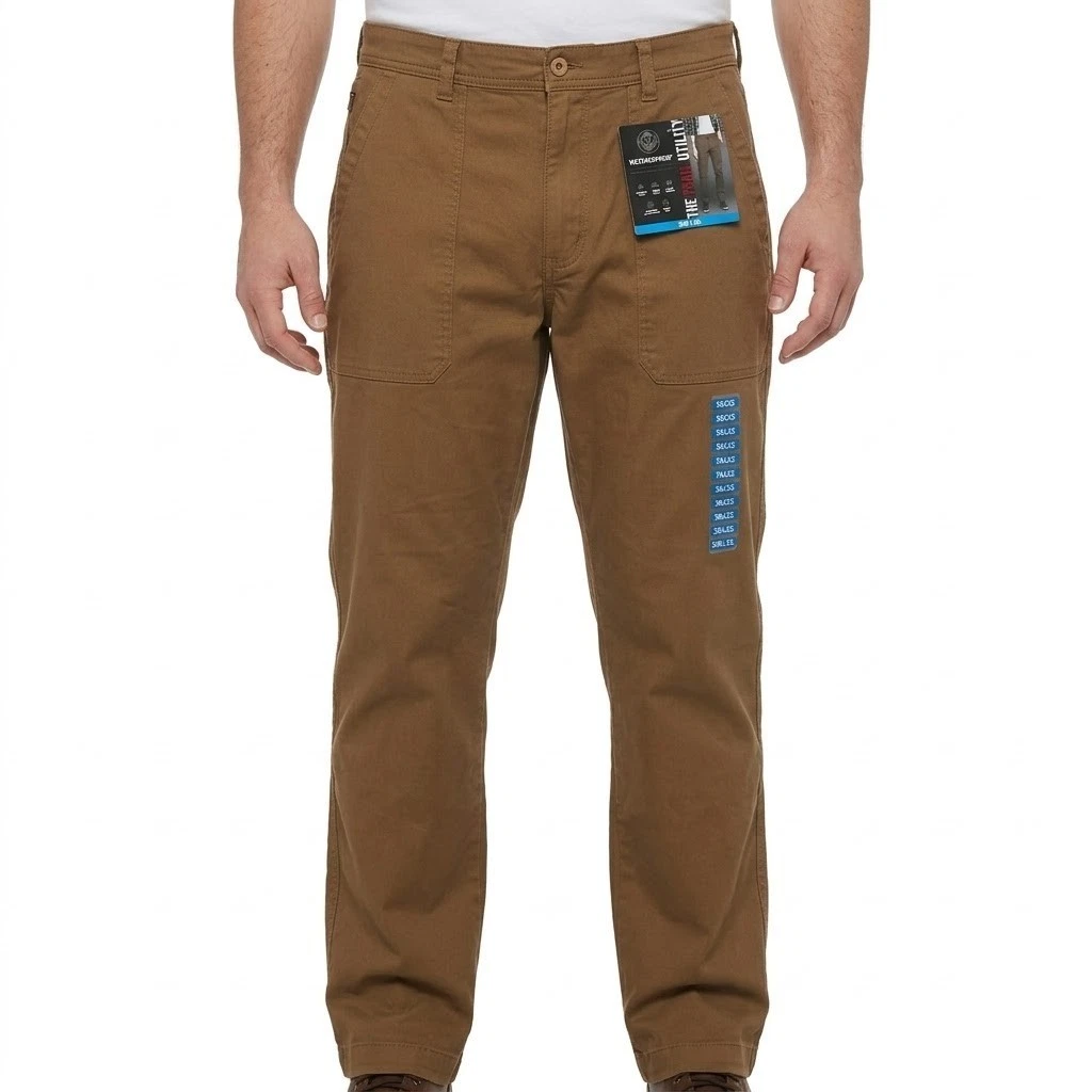Weatherproof NWT The Trail Utility Pants 38x32 Cedar Cotton Spandex
