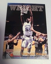 1996 Score Board Basketball Rookies - Lorenzen Wright #10 (RC)