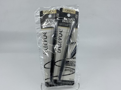 L'Oreal Paris Extra-Intense Pencil Eyeliner Black 0.03oz, 2 Pack