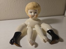 Lovely vintage porcelain doll head With Arms And Legs Gm 85
