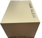 Anne Klein AK-4200 Women's Black Vegan Leather Gold Tone Case Dress Watch — photo 3