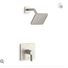 Kohler TS23503-4-BN Parallel Rite-Temp Shower Trim Kit 2.5 GPM, Lever