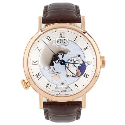 Breguet Classique Hora Mundi Rose Gold Silver Dial 43mm 5717BR/AS/9ZU Full Set