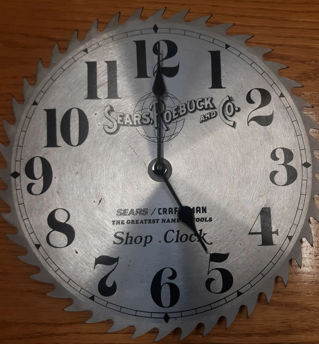 sears saw blade clock シアーズ　クロック　掛時計 Craftsman Saw Blade Clock for sale | eBay