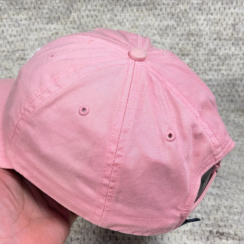 Gorra Atlanta Braves Correa Trasera Rosa Logo Liso Ajustable MLB Mujeres Damas Foto 3 de 4