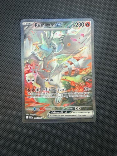 Reshiram ex 166/086 White Flare Special Illustration Rare Holo Pokemon NM