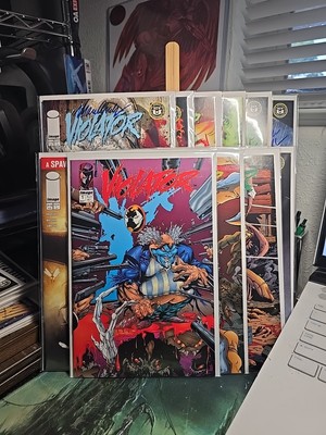 VIOLATOR 1-3 1994 & VIOLATOR 1-6 ALL SIGNED MARC ANDREYKO WITH COA'S & VARIANTS 