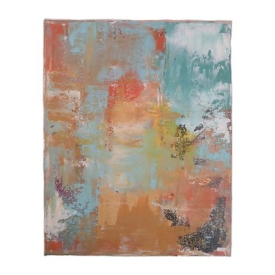 Original Acrylic Abstract Painting 8x10 By Vincent Martin