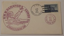 USS Saratoga (CVA 60) commissioned April 14 1956