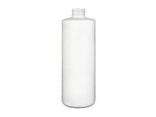 16oz 28-410 Cylinder round HDPE White 10 bottles