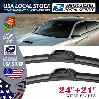 24''+21'' Highly clean Front Window durable Windshield Wiper Blades Soft rubber