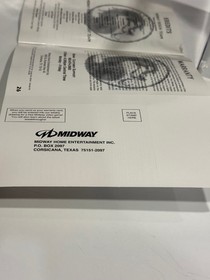 Sega Saturn Mortal Kombat Trilogy  With Registration Card in Tact Pre-Owned