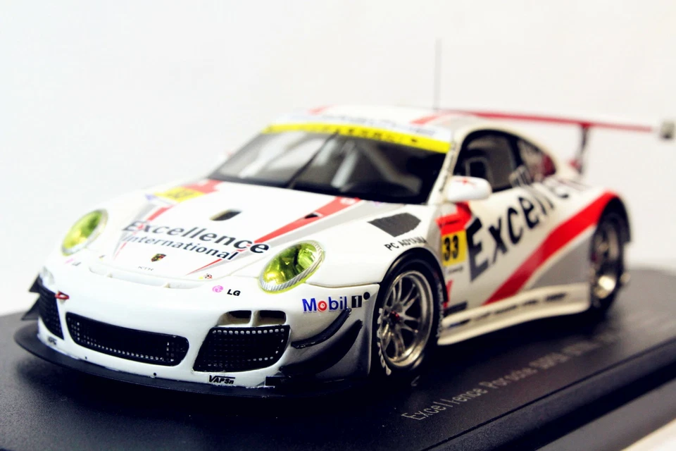 Porsche 911 Excellence Super GT300 2015 #33 modelo de coche de resina juguete de regalo escala 1/43 Foto 2 de 4