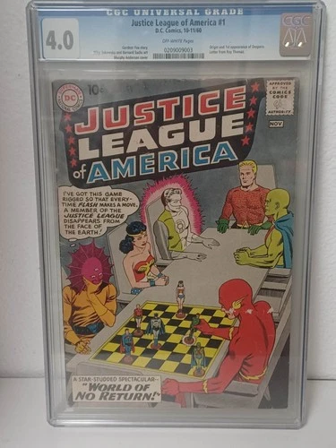 JUSTICE LEAGUE of AMERICA #1 (DC Comics, 1960) CGC Graded 4.0