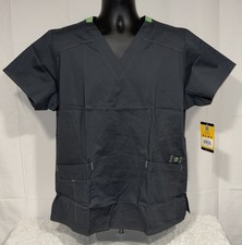 WONDER WINK MODERN FIT NURSE 4 POCKET MODERN FIT SCRUB V-NECK TOP WOMENS XL NWT
