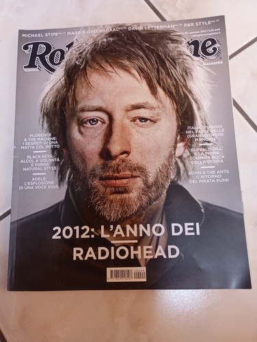 RIVISTA MENSILE-ROLLING STONE MAGAZINE-N.99-GENNAIO 2012-2012 ANNO RADIOHEAD