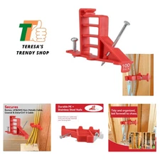 Multi Cable Staples for Romex Clips, Plastic Electrical Wire Stackers, Secure...