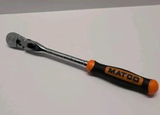 Matco Tools 3/8 Locking Flex Head Ratchet  12.5 Inch Orange USA