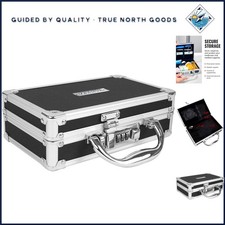Travel-Friendly Locking Case for Prescriptions, Cash and Valuables Organization