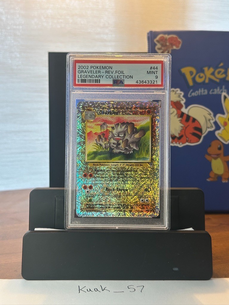 Pokemon Card Reverse Holo Graveler 44/110 PSA 9 MINT Legendary Collection
