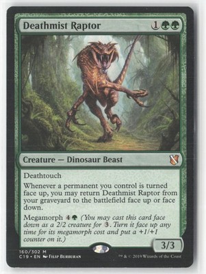 Deathmist Raptor 160 Mythic Commander 2019 Magic: The Gathering Near Mint