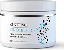 ZinoBiotic+ Fiber Blend - Gut Health Fiber Supplement - 180g - USA FreeShipping