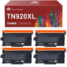 4 Pack TN-920XL Brother Toner Cartridge Compatible With HL-L5210DN L6210DW
