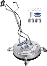 MEKOH Pressure Washer Surface Cleaner 24'', 4500PSI Stainless Steel Surface Clea