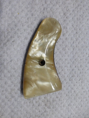 Vintage Smith & Wesson Model 29A Faux Pearl Right Hand Grip Panel